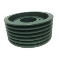 B B Manufacturing Bushing 6 Groove V-Belt Pulley 15 inch OD 65V1500F